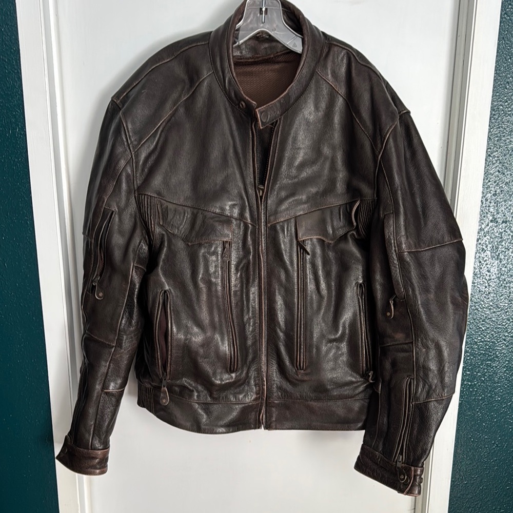 Men's Brown Leather Jacket